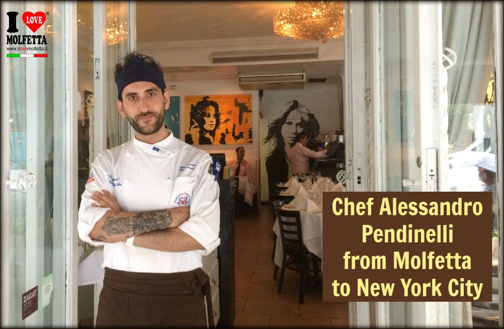 Alessandro Pendinelli, lo chef, da Molfetta a NYC Alessandro Pendinelli, lo chef, da Molfetta a NYC