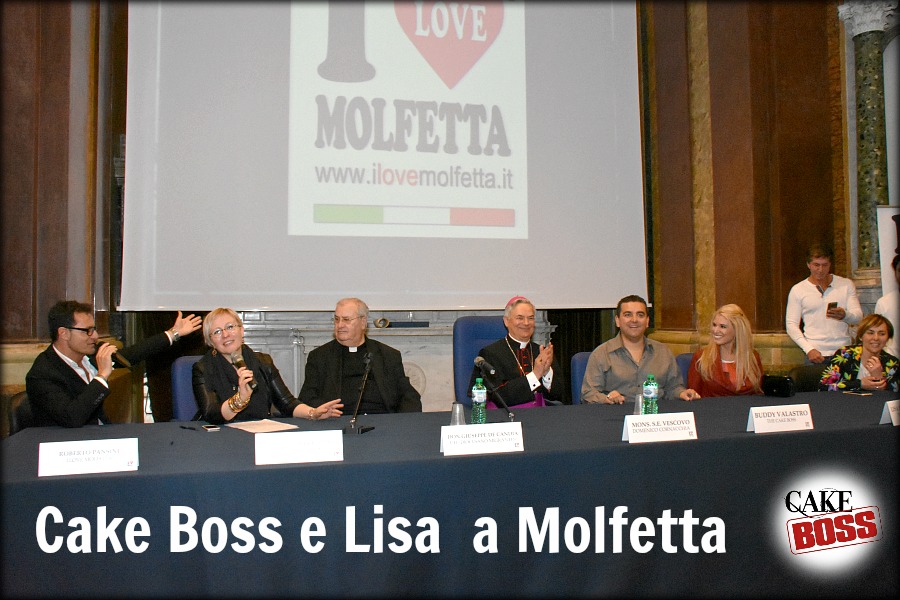 The Cake Boss, Buddy Valastro, a Molfetta con Lisa