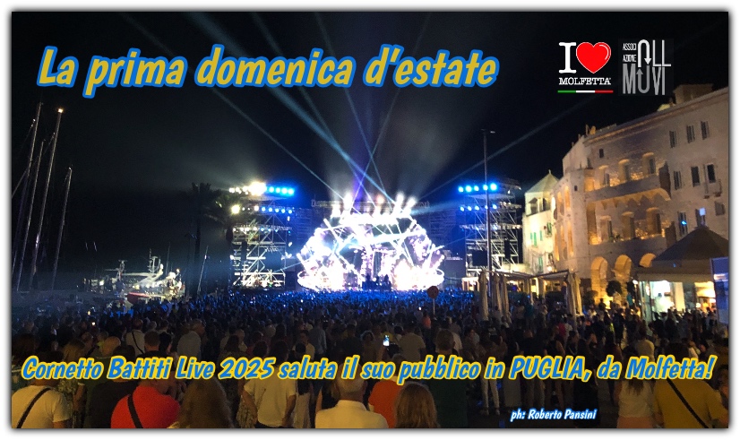 A Molfetta: Cornetto Battiti Live 2025 saluta il suo pubblico