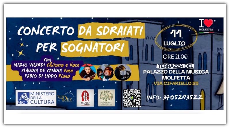 A Molfetta: Concerto da sdraiati per Sognatori