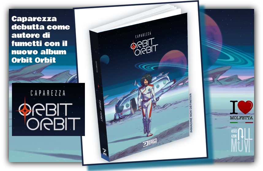 Caparezza debutta come autore di fumetti con il nuovo album Orbit Orbit 