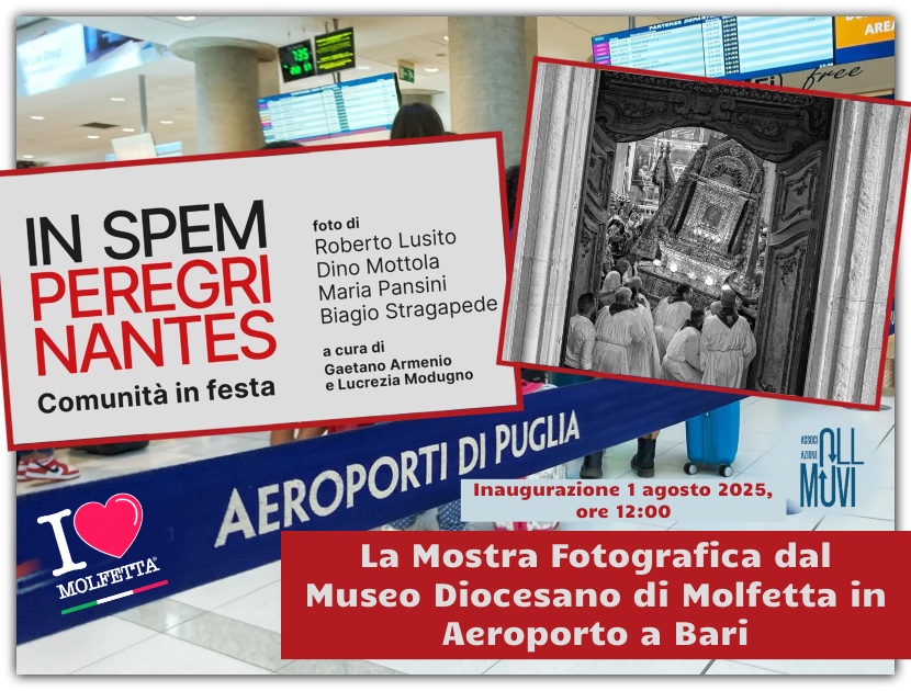 La Mostra Fotografica dal Museo Diocesano di Molfetta in Aeroporto a Bari