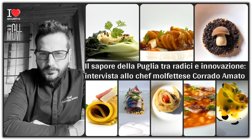 Il sapore della Puglia tra radici e innovazione: intervista allo chef molfettese Corrado Amato