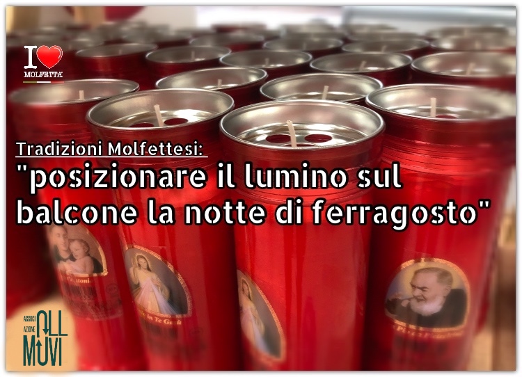 A Molfetta la tradizione del lumino la notte del 14 agosto