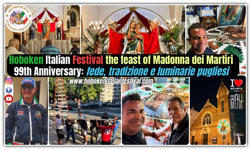 Hoboken si prepara alla 99 edizione del Festival Italiano: fede, tradizione e luminarie pugliesi