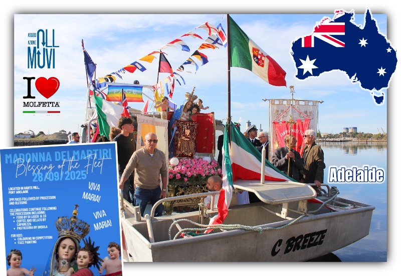 The big event is here in Port Adelaide, Australia: the feast of Madonna dei Martiri