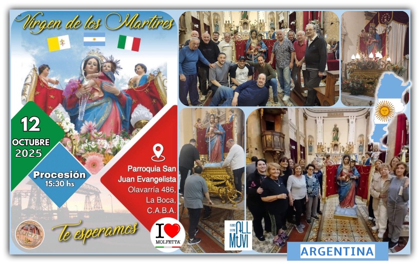  La Festa della Madonna dei Martiri a Buenos Aires: un ponte di amore tra Molfetta e Argentina
