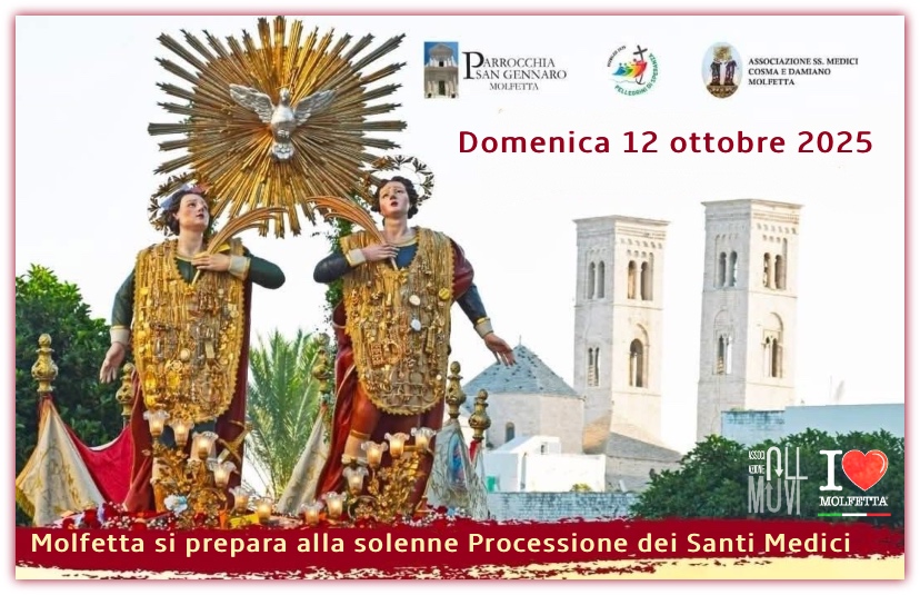 Molfetta si prepara alla solenne Processione dei Santi Medici 2025