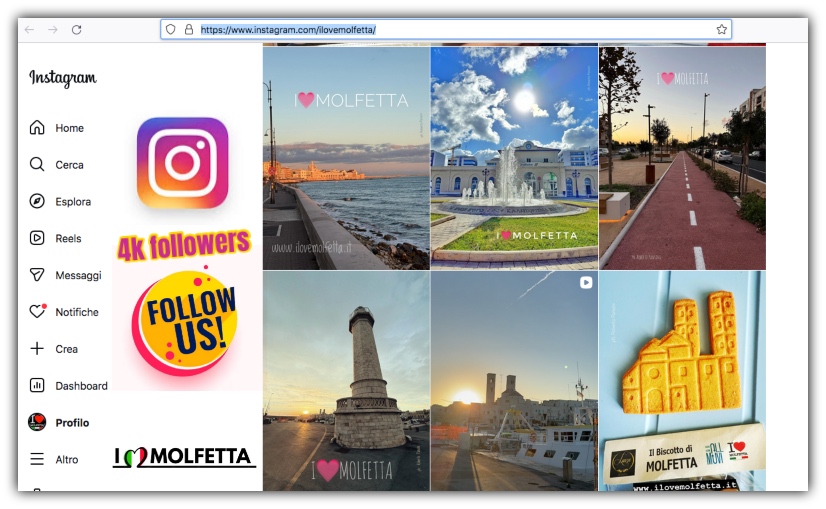 I Love Molfetta su Instagram: una finestra sul cuore della nostra citta' I Love Molfetta su Instagram: una finestra sul cuore della nostra citta'
