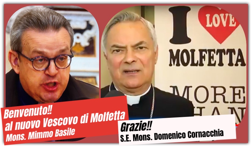 Molfetta accoglie con gioia la notizia del nuovo Vescovo: Mons. Mimmo Basile