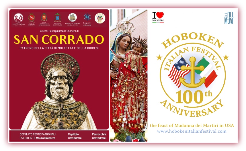 Un ponte di devozione tra Molfetta e Hoboken: il Comitato Feste Patronali celebra San Corrado e onora gli emigrati