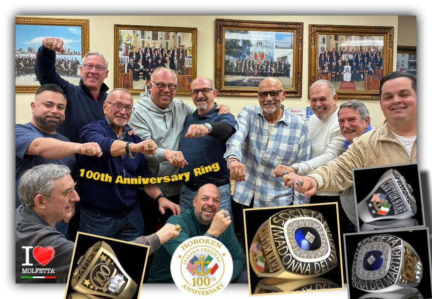 Hoboken Italian Festival accende il cuore della sua storia: nasce il Ring del Centenario Hoboken Italian Festival accende il cuore della sua storia: nasce il Ring del Centenario