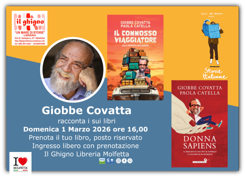 A Molfetta arriva Giobbe Covatta: ingresso libero