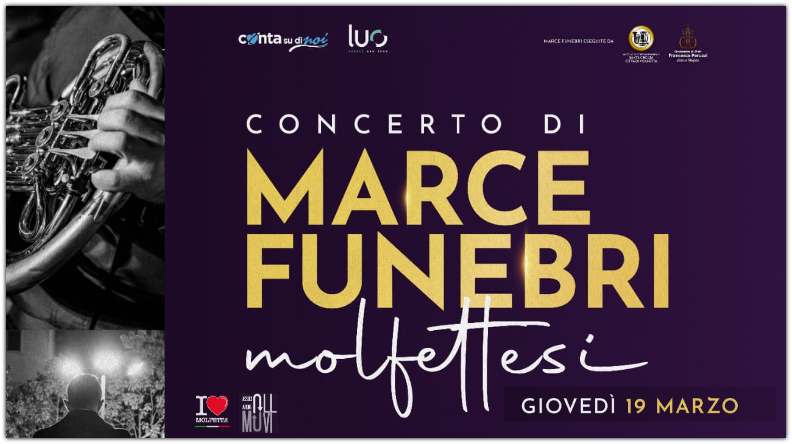A Molfetta torna il Concerto di Marce Funebri: 19 marzo alle 19.30