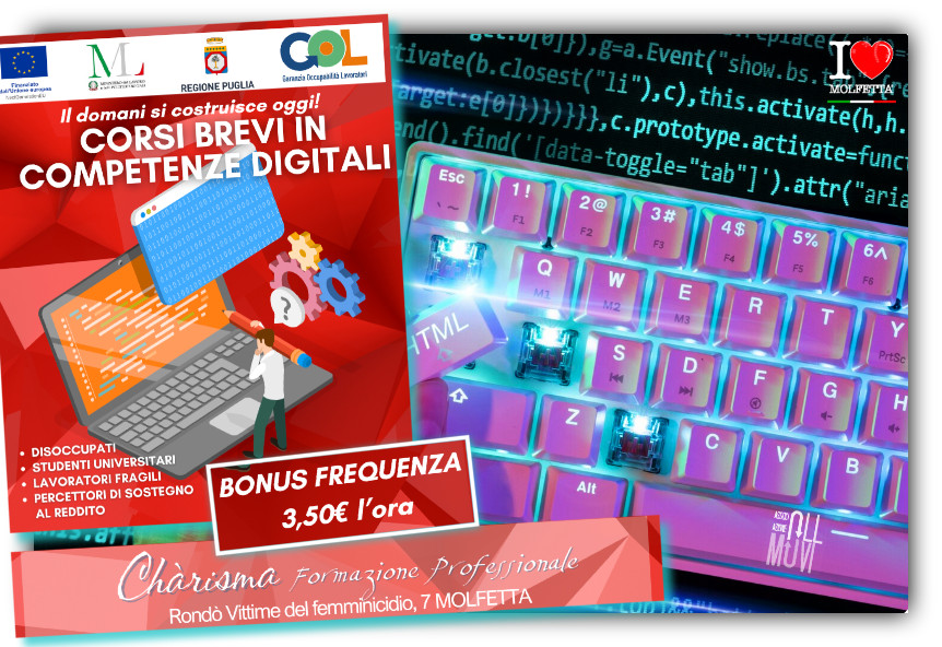 In partenza corsi gratuiti di informatica a Molfetta In partenza corsi gratuiti di informatica a Molfetta