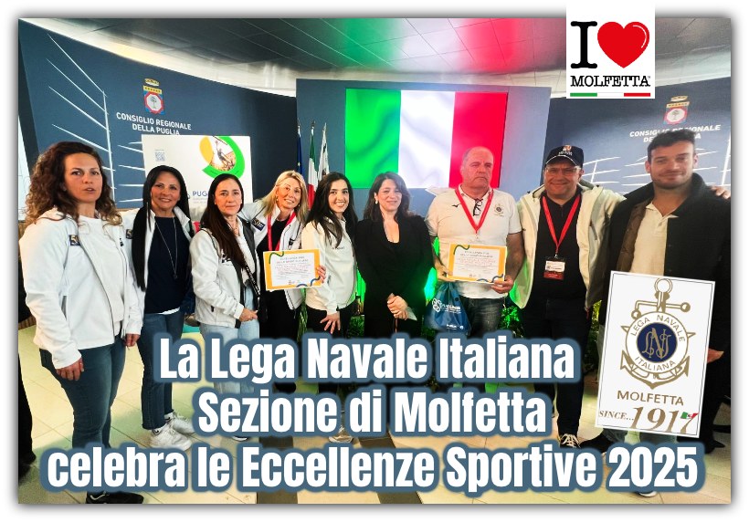 La Lega Navale Italiana Sezione di Molfetta celebra le Eccellenze Sportive 2025