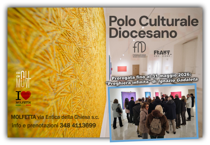 A Molfetta esposizione presso il Polo Culturale Diocesano fino al 31 maggio