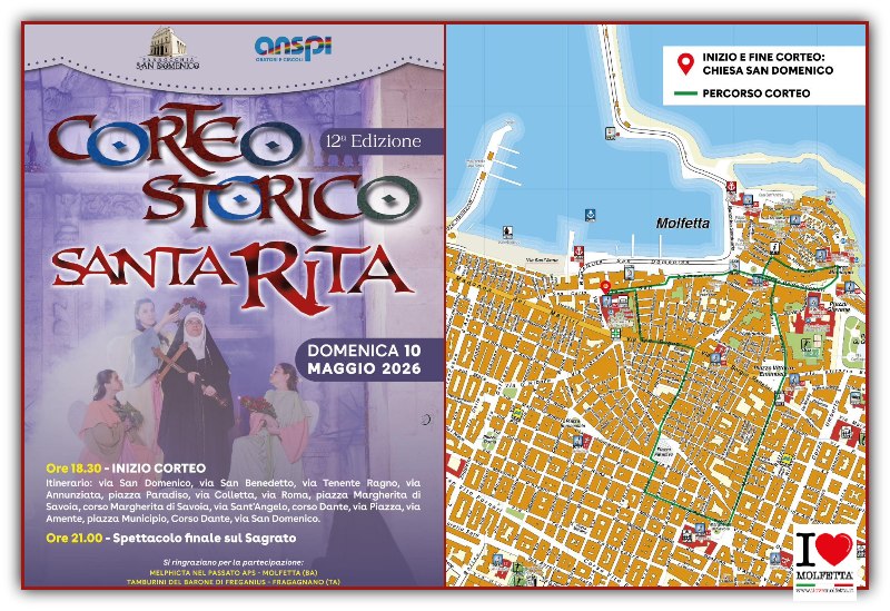 XII Edizione del Corteo Storico di Santa Rita 