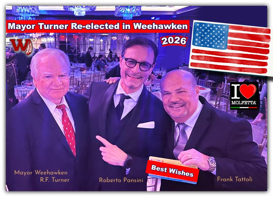 Mayor Turner Re-elected in Weehawken: Best Wishes Mayor Turner Re-elected in Weehawken: Best Wishes