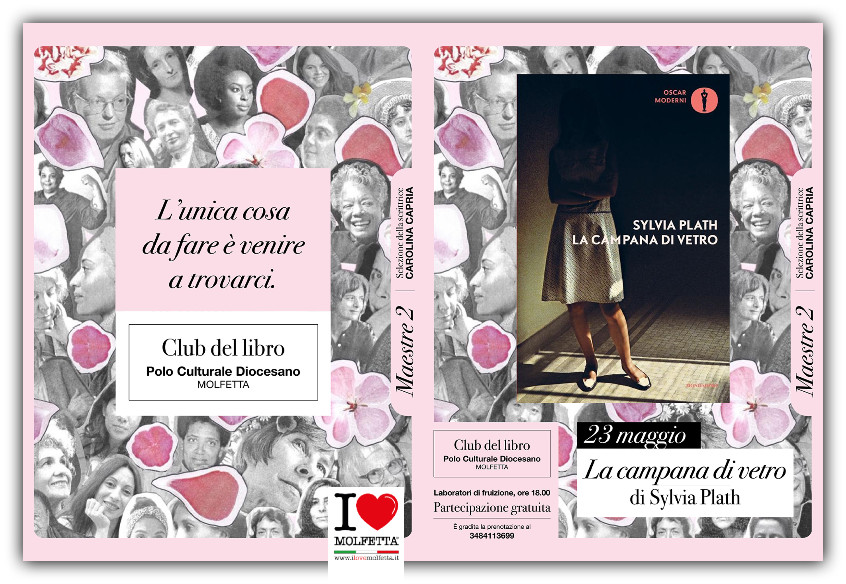 Polo Culturale Diocesano, a Molfetta, il romanzo di Sylvia Plath: La campana di vetro