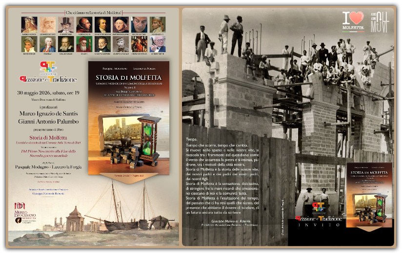 Al Museo Diocesano la presentazione del libro: Storia di Molfetta � Volume 2