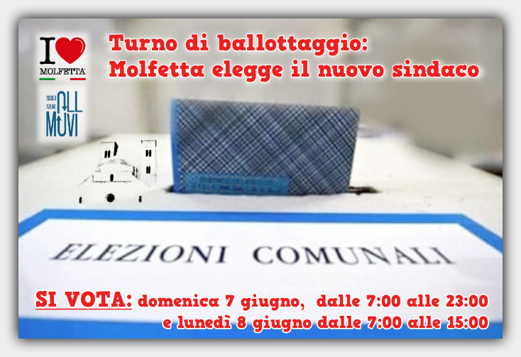 Molfetta al ballottaggio: perche' e' importante andare a votare Molfetta al ballottaggio: perche' e' importante andare a votare