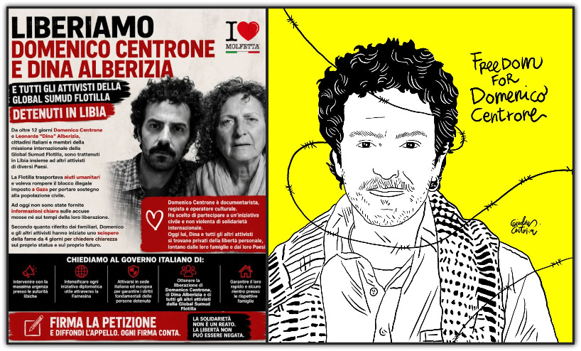 Liberta' per DomeNico Centrone detenuto in Libia Liberta' per DomeNico Centrone detenuto in Libia