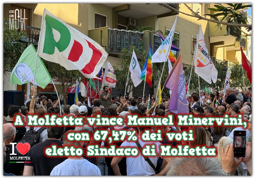 Manuel Minervini, 36 anni, eletto Nuovo Sindaco di Molfetta Manuel Minervini, 36 anni, eletto Nuovo Sindaco di Molfetta