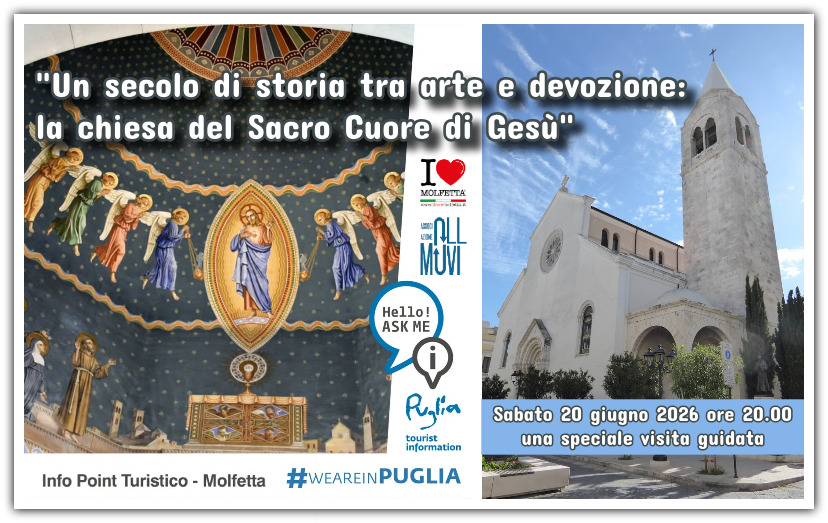 A Molfetta un secolo di storia tra arte e devozione: la Chiesa del Sacro Cuore