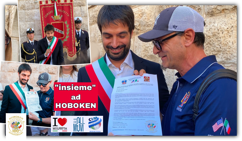 Proclamazione del Sindaco Manuel Minervini a Molfetta: insieme ...ad Hoboken Proclamazione del Sindaco Manuel Minervini a Molfetta: insieme ...ad Hoboken