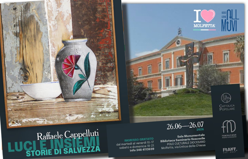 A Molfetta: Luce e insiemi. Storie di salvezza. Una Mostra di Raffele Cappelluti