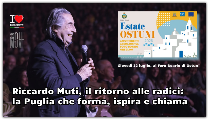Riccardo Muti, il ritorno alle radici: la Puglia che forma, ispira e chiama Riccardo Muti, il ritorno alle radici: la Puglia che forma, ispira e chiama