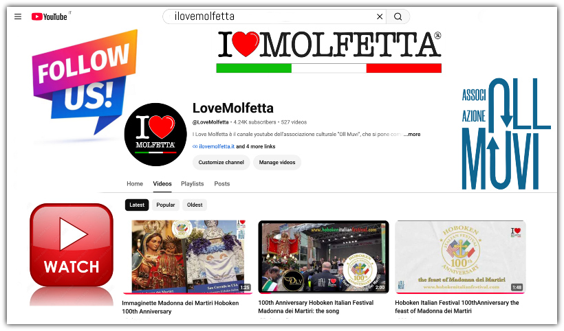 YouTube channel #ilovemolfetta YouTube channel #ilovemolfetta