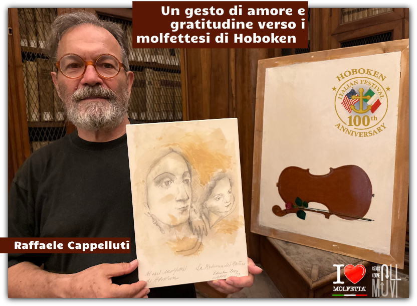 Un omaggio di Raffaele Cappelluti artista molfettese per la comunita' di Hoboken Un omaggio di Raffaele Cappelluti artista molfettese per la comunita' di Hoboken