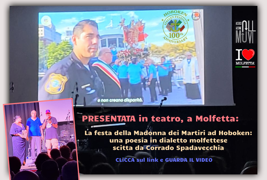 Il dialetto molfettese emoziona: un video e la poesia virale che guarda Hoboken Il dialetto molfettese emoziona: un video e la poesia virale che guarda Hoboken
