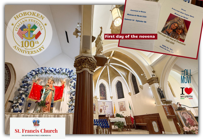 Ad Hoboken, in America, e' iniziata la novena in onore della Madonna dei Martiri Ad Hoboken, in America, e' iniziata la novena in onore della Madonna dei Martiri