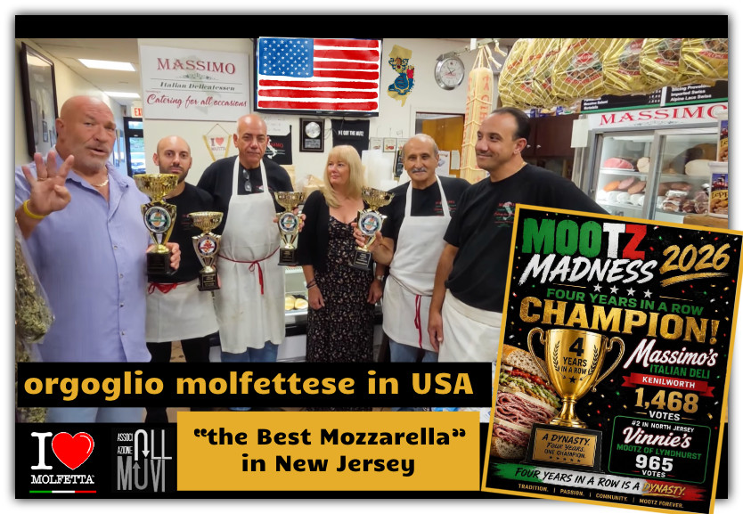 The Best Mozzarella in NJ: una leggenda molfettese in Nord America. The Best Mozzarella in NJ: una leggenda molfettese in Nord America.