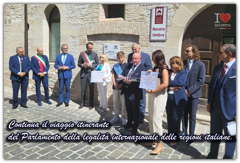 Parlamento della legalita': da Palermo a Nocera Umbra e Assisi passando per la Puglia Parlamento della legalita': da Palermo a Nocera Umbra e Assisi passando per la Puglia