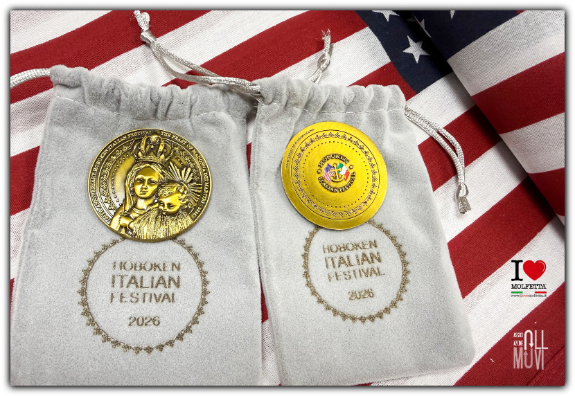 Ad Hoboken una medaglia celebrativa dei 100 anni: un simbolo che diventa storia