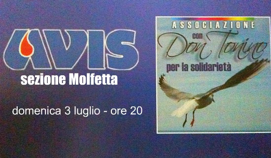 Molfetta: serata di solidariet&agrave;