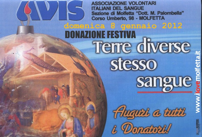 AVIS sez Molfetta: auguri  donatori