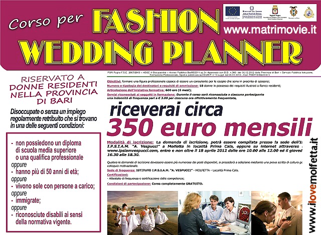Corso Wedding Planner