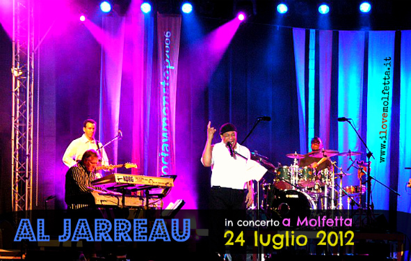 Al Jarreau stasera a Molfetta