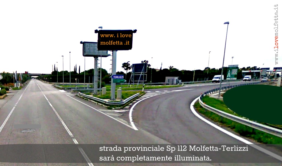 Molfetta-Terlizzi completamente illuminata
