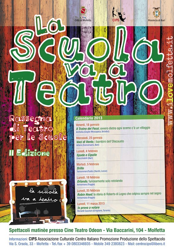 La Scuola va a teatro 2013