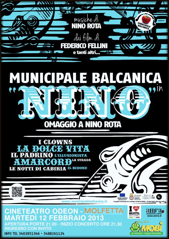 Omaggio a Nino Rota della Municipale Balcanica