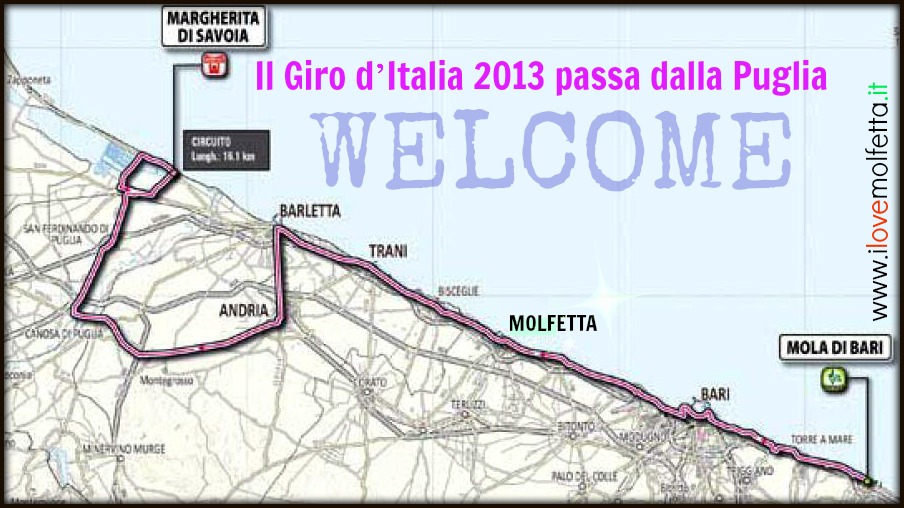 96&deg; Giro d�Italia passa da Molfetta