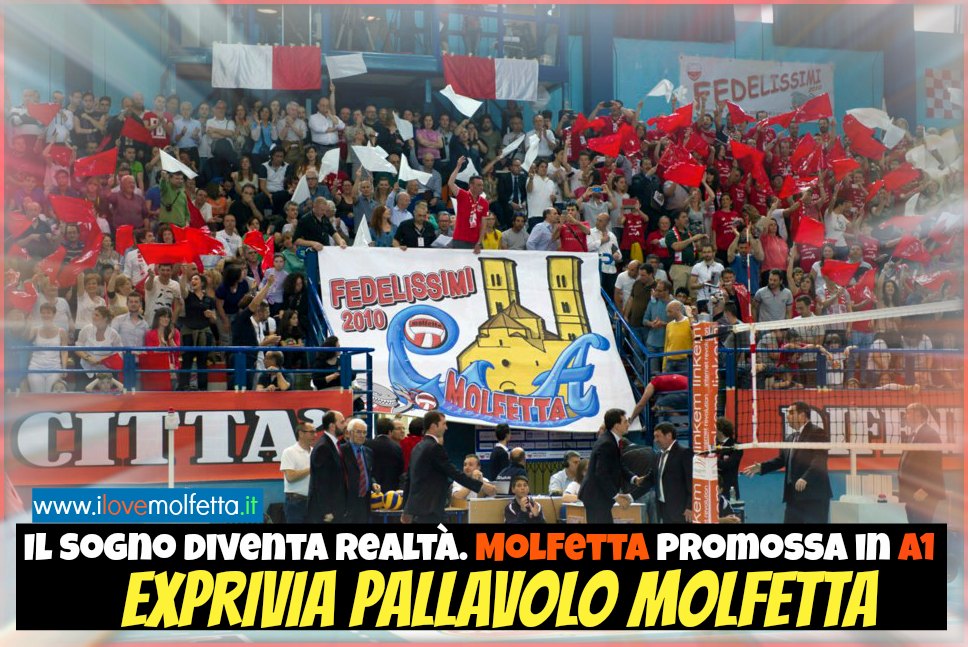 Exprivia Molfetta nell'&egrave;lite della Pallavolo Italiana Serie A1