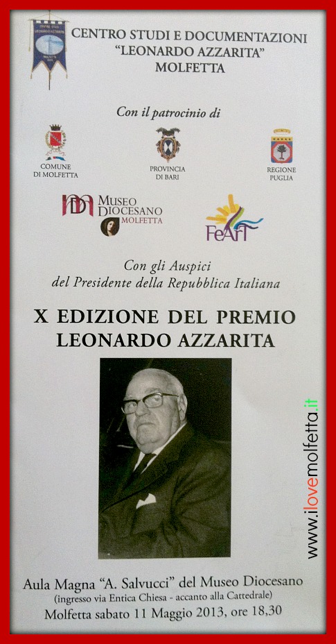 X&deg; Premio Leonardo Azzarita