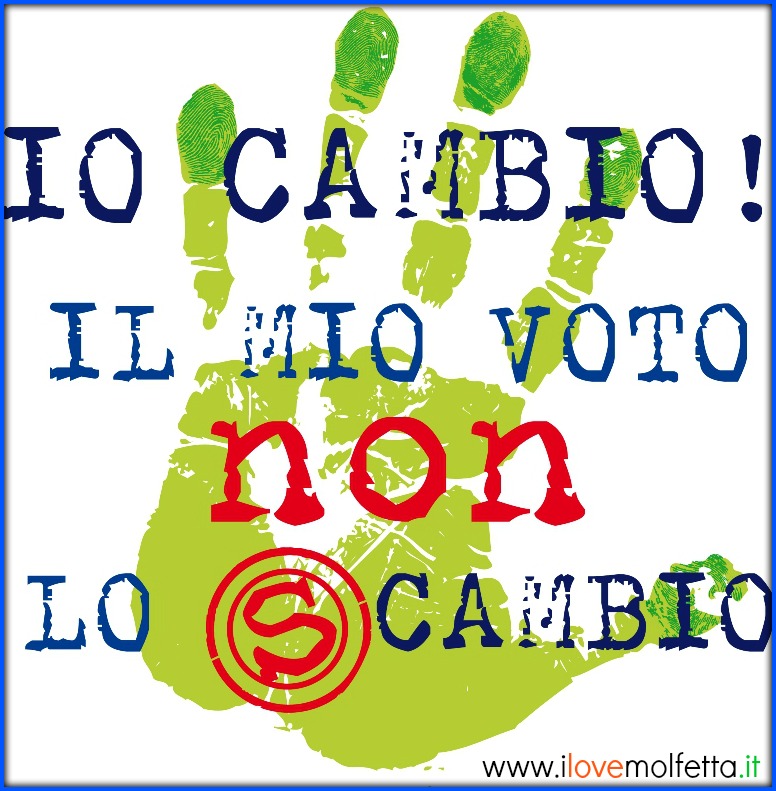 No al voto di scambio: &ldquo;IO  CAMBIO&rdquo;